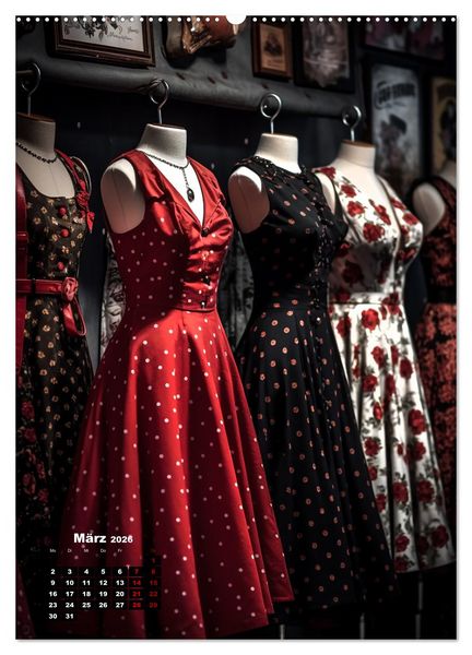 Produktbild: Rockabilly (hochwertiger Premium Wandkalender 2026 DIN A2 hoch), Kunstdruck in Hochglanz