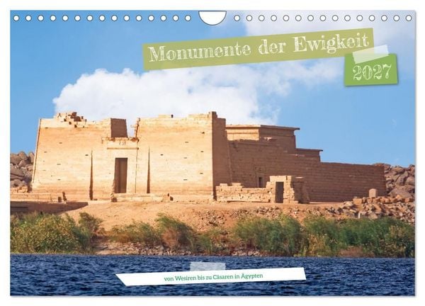 Produktbild: Monumente der Ewigkeit - von Wesiren bis zu C&auml;saren in &Auml;gypten (Wandkalender 2027 DIN A4 quer), CALVENDO Monatskalender