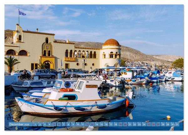 Produktbild: Kalymnos. Griechische Inselsch&ouml;nheit im Herzen des Dodekanes (Wandkalender 2026 DIN A2 quer), CALVENDO Monatskalender
