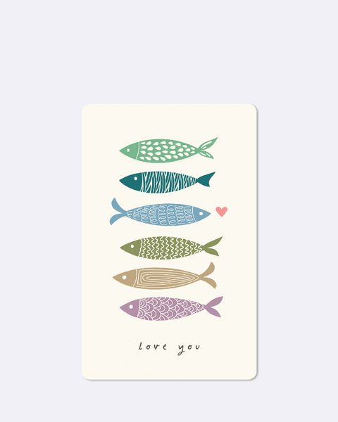 Produktbild: Lunacard Postkarte *Love you