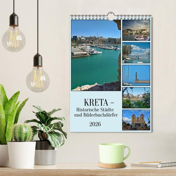 Produktbild: Kreta - Historische St&auml;dte und Bilderbuchd&ouml;rfer (Wandkalender 2026 DIN A4 hoch), CALVENDO Monatskalender