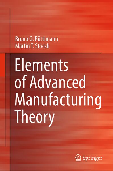 Produktbild: Elements of Advanced Manufacturing Theory