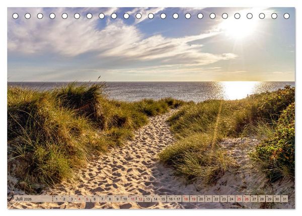 Produktbild: IN SYLT VERLIEBT (Tischkalender 2026 DIN A5 quer), CALVENDO Monatskalender