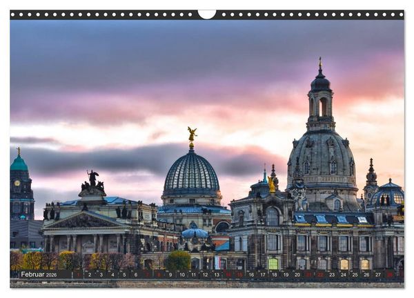 Produktbild: Dresden - Die Frauenkirche (Wandkalender 2026 DIN A3 quer), CALVENDO Monatskalender