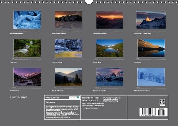 Produktbild: Switzerland (Wall Calendar perpetual DIN A3 Landscape)