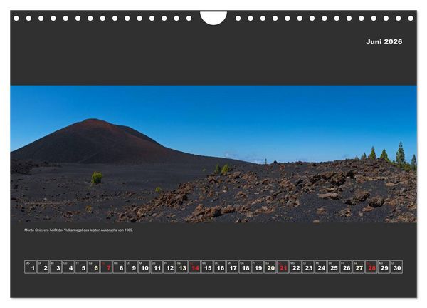 Produktbild: Teneriffa im Panorama (Wandkalender 2026 DIN A4 quer), CALVENDO Monatskalender