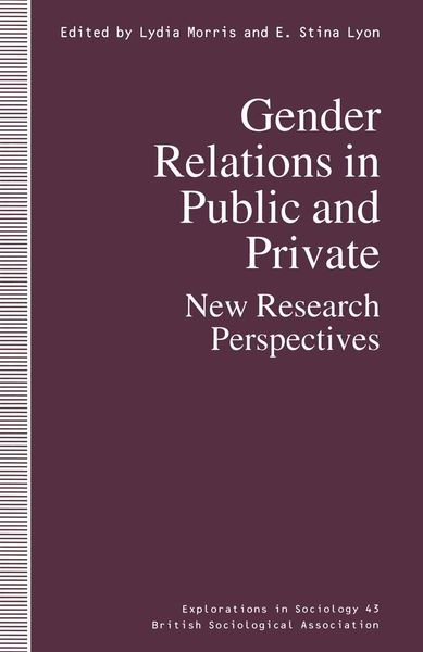Produktbild: Gender Relations in Public and Private
