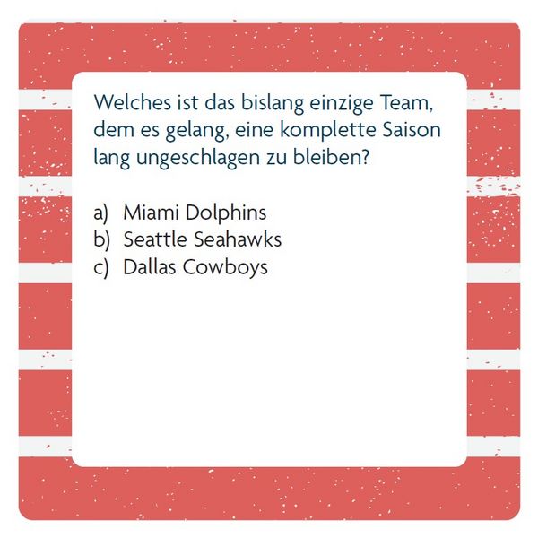 Produktbild: Das American Football-Quiz
