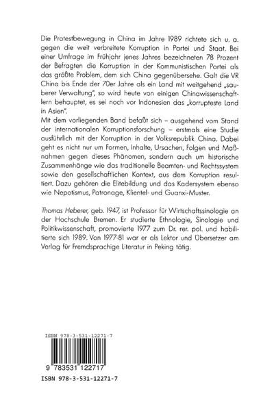 Produktbild: Korruption in China