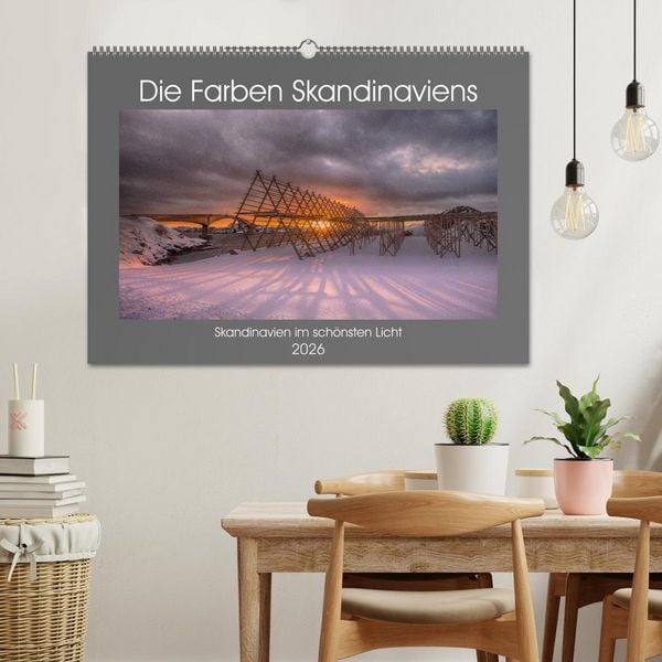 Produktbild: Die Farben Skandinaviens (Wandkalender 2026 DIN A2 quer), CALVENDO Monatskalender