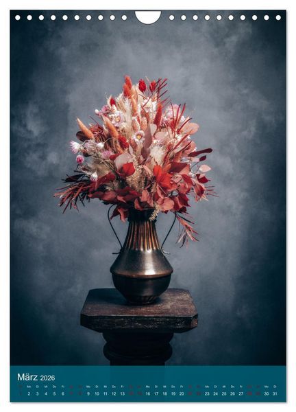 Produktbild: Trockenblumen Bouquet (Wandkalender 2026 DIN A4 hoch), CALVENDO Monatskalender