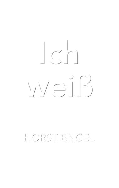 Produktbild: Ich wei&szlig;