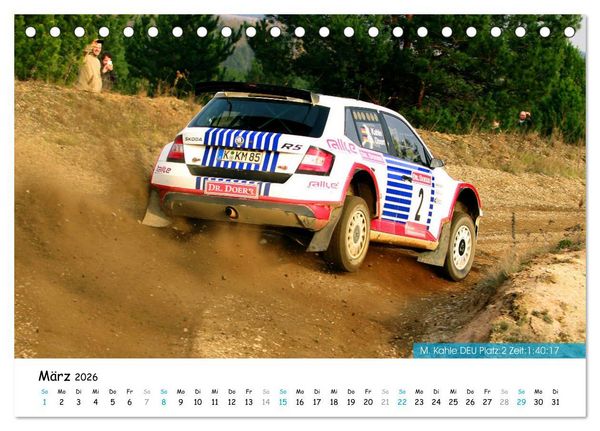Produktbild: Lausitz-Rallye Kalender (Tischkalender 2026 DIN A5 quer), CALVENDO Monatskalender