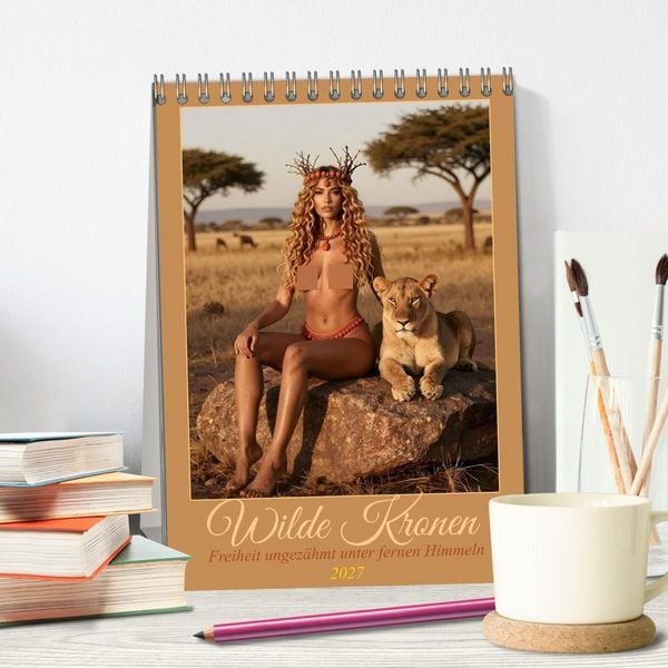 Produktbild: Wilde Kronen (Tischkalender 2027 DIN A5 hoch), CALVENDO Monatskalender