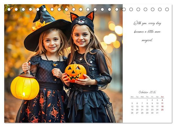 Produktbild: Shining brighter together - My heart, my sister, my home (Desk Calendar 2026 DIN A5 landscape), CALVENDO 12 Month DeskCalendar
