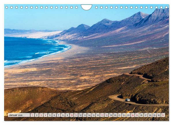 Produktbild: Fuerteventura Sand und bunte Farben (Wandkalender 2026 DIN A4 quer), CALVENDO Monatskalender