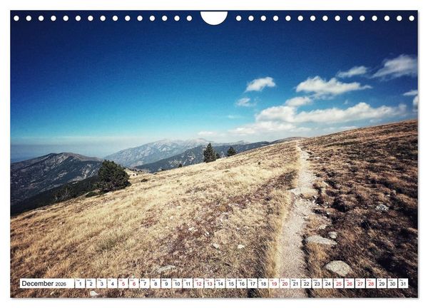 Produktbild: Hiking the GR 10 A long distance trail through the French Pyrenees (Wall Calendar 2026 DIN A4 landscape), CALVENDO 12 Month Wall Calendar