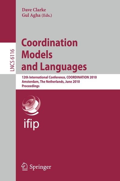 Produktbild: Coordination Models and Languages
