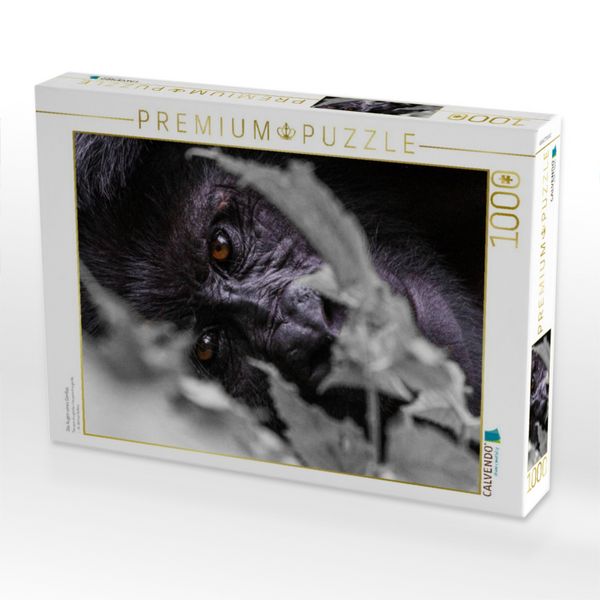 Produktbild: CALVENDO Puzzle Die Augen eines Gorillas | 1000 Teile Lege-Gr&ouml;&szlig;e 64x48cm Foto-Puzzle f&uuml;r gl&uuml;ckliche Stunden