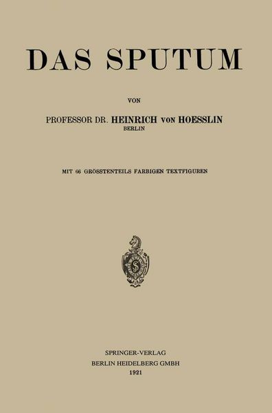 Produktbild: Das Sputum
