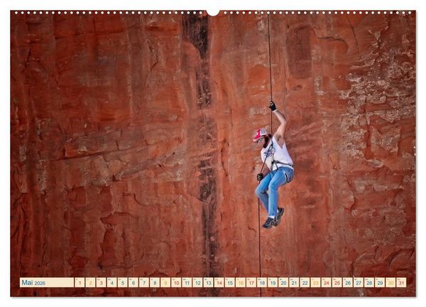 Produktbild: Bergsteigen und Klettern (hochwertiger Premium Wandkalender 2026 DIN A2 quer), Kunstdruck in Hochglanz