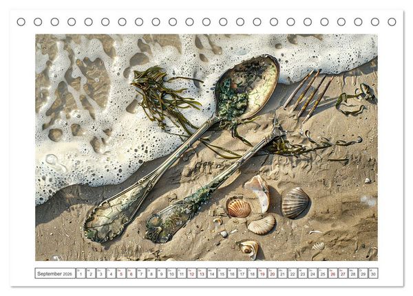 Produktbild: Strandgut (Tischkalender 2026 DIN A5 quer), CALVENDO Monatskalender