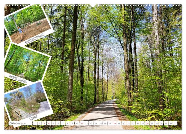 Produktbild: Mein Geretsried - Isarstadt im oberbayerischen Landkreis Bad T&ouml;lz-Wolfratshausen (Wandkalender 2026 DIN A2 quer), CALVENDO Monatskalender