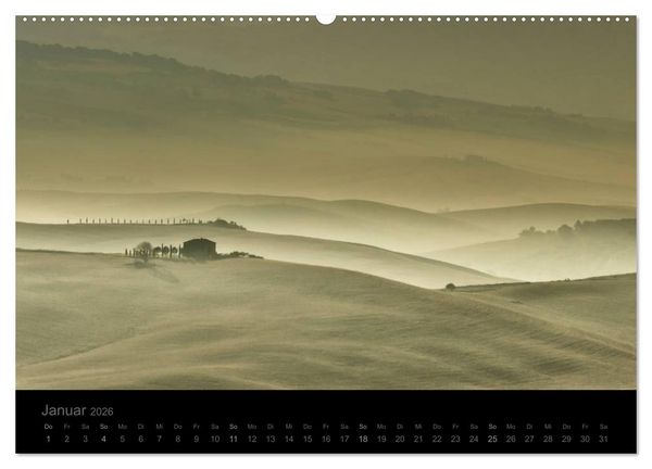 Produktbild: &ndash; Magie des Lichtes &ndash; TOSKANA (hochwertiger Premium Wandkalender 2026 DIN A2 quer), Kunstdruck in Hochglanz