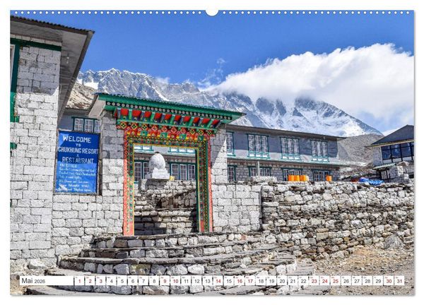 Produktbild: Nepal- Trekking durchs Hochgebirge (hochwertiger Premium Wandkalender 2026 DIN A2 quer), Kunstdruck in Hochglanz