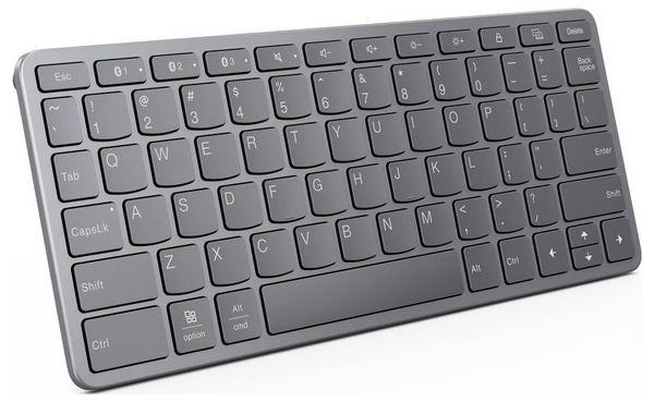 Produktbild: Lenovo Multi-Device Wireless Keyboard(P) Kabellos Tastatur Deutsch, QWERTZ Grau