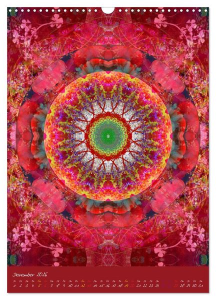 Produktbild: Bl&uuml;hende Mandalas (Wandkalender 2026 DIN A3 hoch), CALVENDO Monatskalender