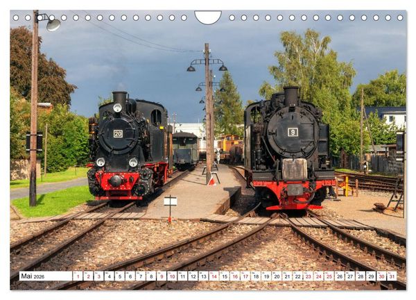 Produktbild: Mansfelder Bergwerksbahn (Wandkalender 2026 DIN A4 quer), CALVENDO Monatskalender