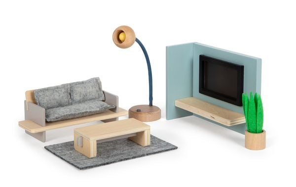 Produktbild: Small Foot 12633 - Puppenhausmöbel Wohnzimmer