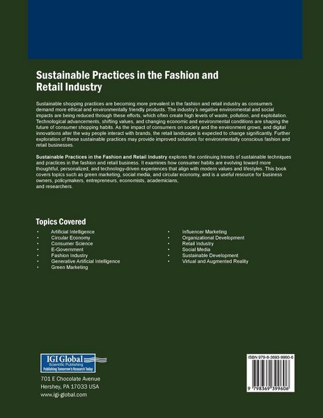 Produktbild: Sustainable Practices in the Fashion and Retail Industry