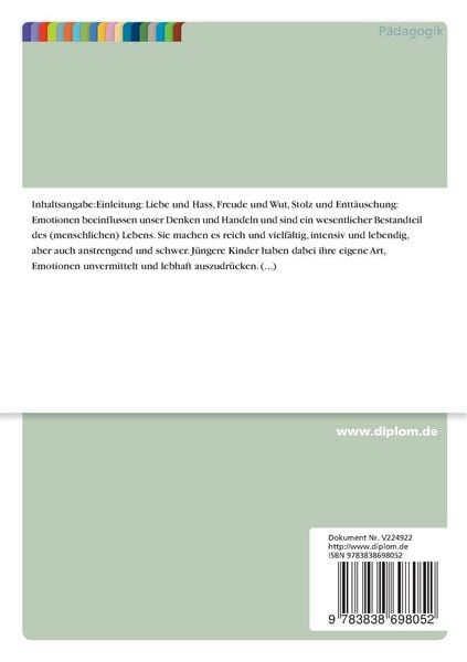 Produktbild: Entwicklung emotionaler Kompetenz im fr&uuml;hp&auml;dagogischen Bereich
