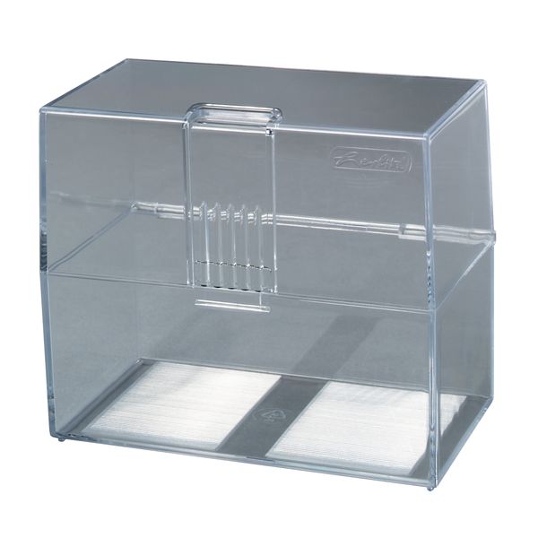 Produktbild: Herlitz Karteikasten A7 leer transparent