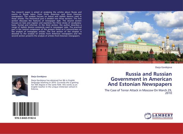 Produktbild: Russia and Russian Government in American And Estonian Newspapers