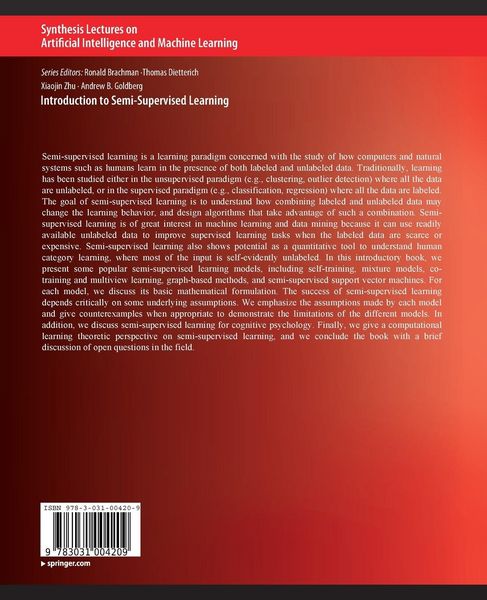 Produktbild: Introduction to Semi-Supervised Learning
