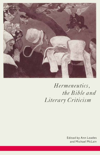 Produktbild: Hermeneutics, the Bible and Literary Criticism