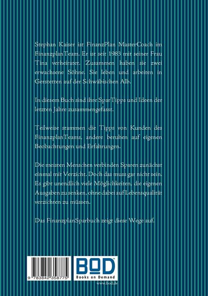Produktbild: Das Finanzplan Sparbuch