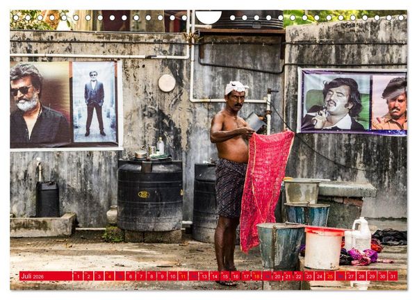 Produktbild: Indien - Der S&uuml;den (Wandkalender 2026 DIN A4 quer), CALVENDO Monatskalender