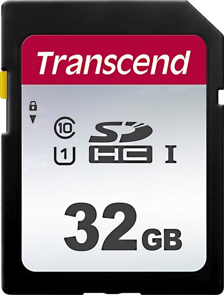 Produktbild: Transcend Premium 300S SDHC-Karte 32 GB Class 10, UHS-I, UHS-Class 1