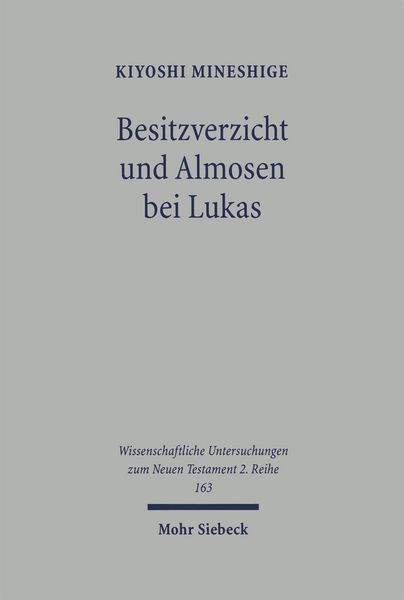 Produktbild: Besitzverzicht und Almosen bei Lukas