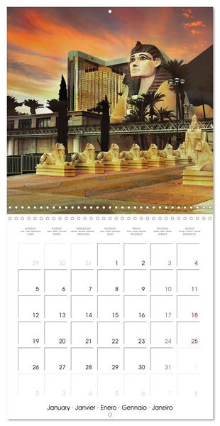 Produktbild: Las Vegas, Iconic City of Dreams (Wall Calendar 2026 12 &times; 12 Inch) CALVENDO 12 Month Wall Calendar