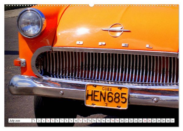 Produktbild: Opel Nostalgia (High Quality Premium Wall Calendar 2026 DIN A2 landscape),CALVENDO 12 Month Wall Calendar