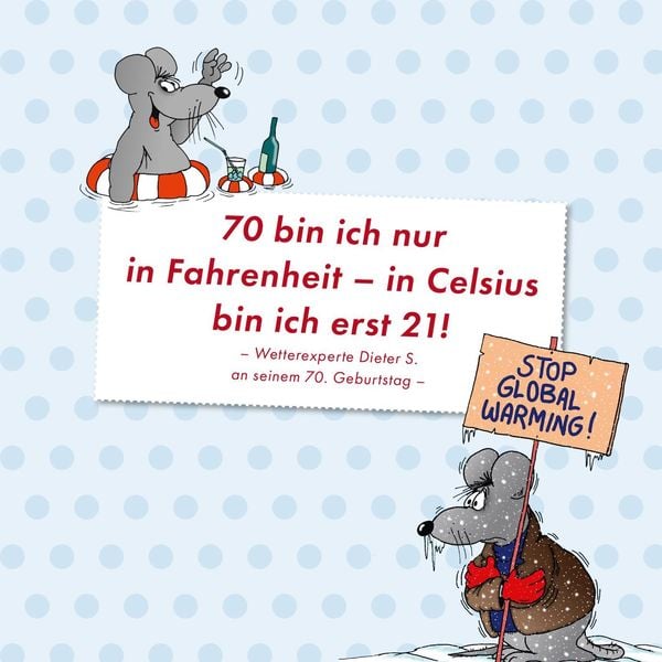 Produktbild: Uli Stein: Festtage!: Happy Birthday zum 70. Geburtstag