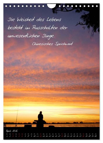 Produktbild: Asiatische Weisheiten (Wandkalender 2026 DIN A4 hoch), CALVENDO Monatskalender