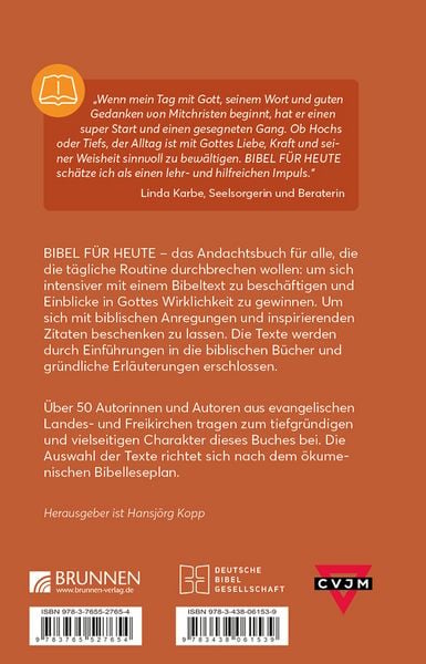 Produktbild: Bibel f&uuml;r heute 2025