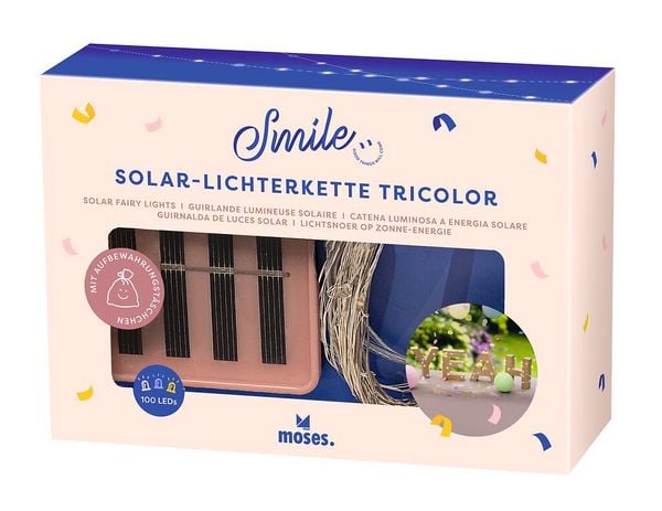 Produktbild: Smile Solar-Lichterkette Tricolor