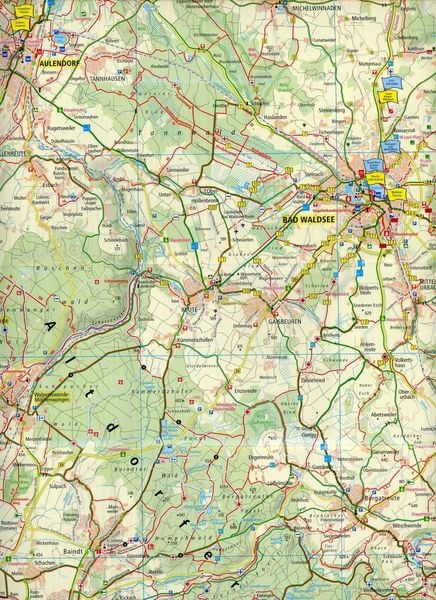 Produktbild: Publicpress Rad- und Wanderkarte Oberschwaben, Bad Saulgau bis Bad Wurzach, Ravensburg 1:50.000